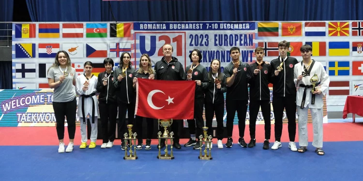 بمجموع 12 ميدالية.. تركيا تصبح بطل أوروبا في التايكوندو
