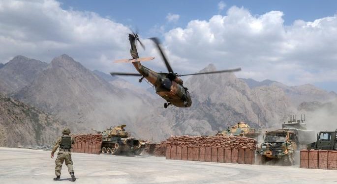 الجيش التركي يعلن القضاء على 45 إرهابي في سورية والعراق