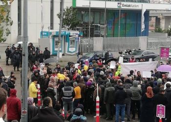 احتجاج ضد مراد كوروم في إسطنبول