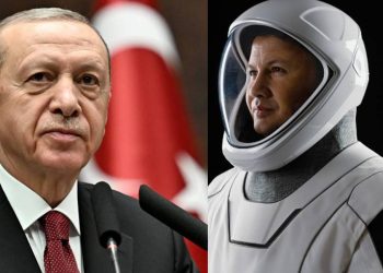 أردوغان يطمئن على أول رائد فضاء تركي بعد وصوله الأرض