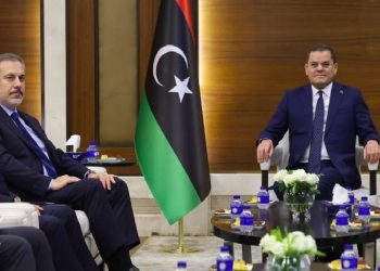 هاكان فيدان يلتقي الدبيبة في طرابلس