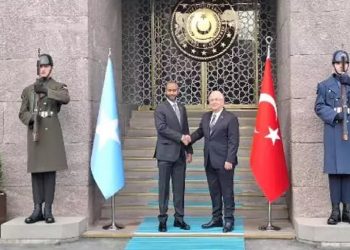 وزير الدفاع التركي يلتقي نظيره الصومالي