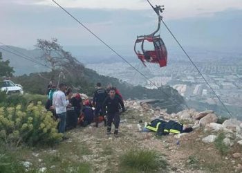 في عطلة العيد.. حادث تلفريك مروع في تركيا