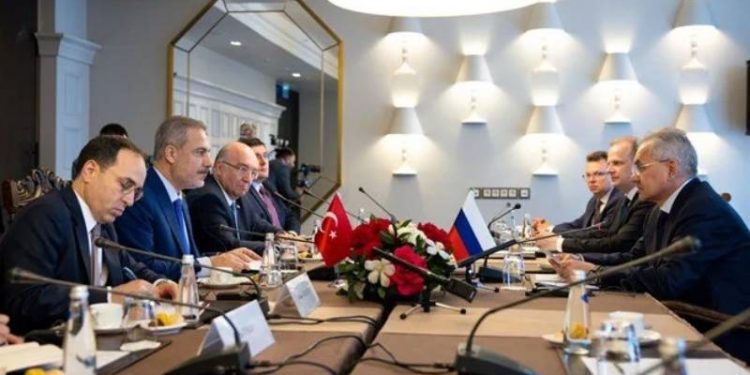 فيدان يجتمع مع  سكرتير مجلس الأمن الروسي ورئيس الاستخبارات