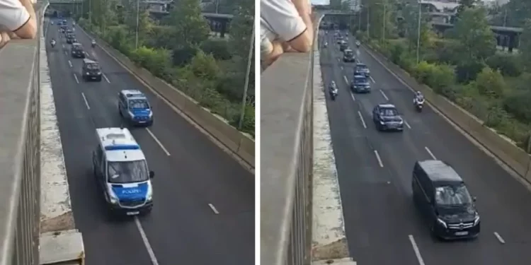 موكب أردوغان في برلين يثير جدلا