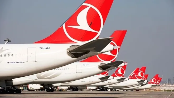 تراجع عدد المسافرين عبر الخطوط الجوية التركية