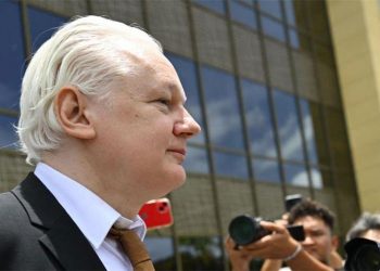 جوليان أسانج يلقي أول خطاب علني منذ إطلاق سراحه من السجن