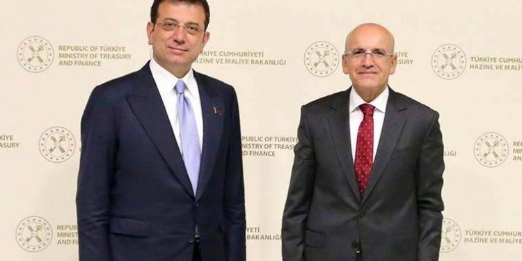 وزير المالية يلتقي عمدة إسطنبول