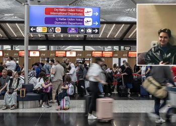 ضابطة شرطة تطلق النار على نفسها في مطار إسطنبول!