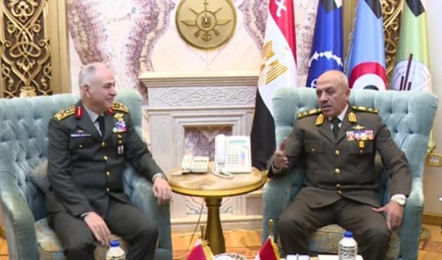 رئيس أركان الجيش التركي في زيارة رسمية إلى القاهرة