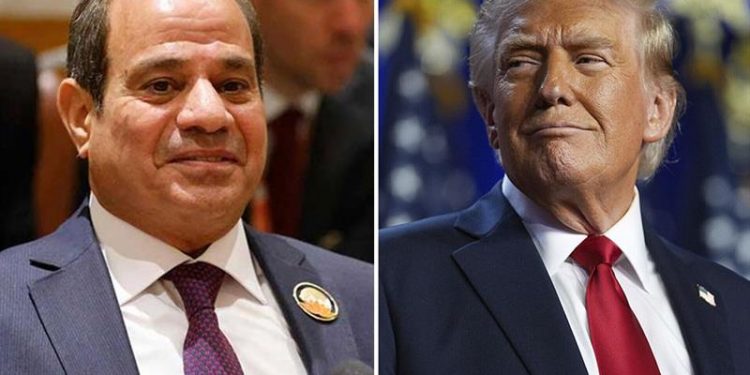 السيسي يؤكد لترامب اهتمام مصر بتعزيز العلاقات في الفترة المقبلة