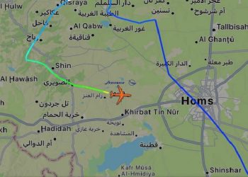 هل سقطت طائرة بشار الأسد؟