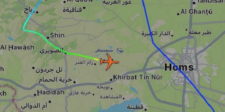 هل سقطت طائرة بشار الأسد؟