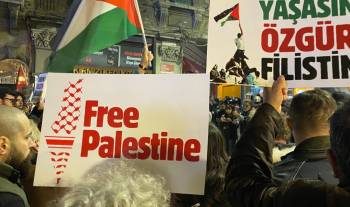 تركيا.. مظاهرة في تقسيم ضد إسرائيل