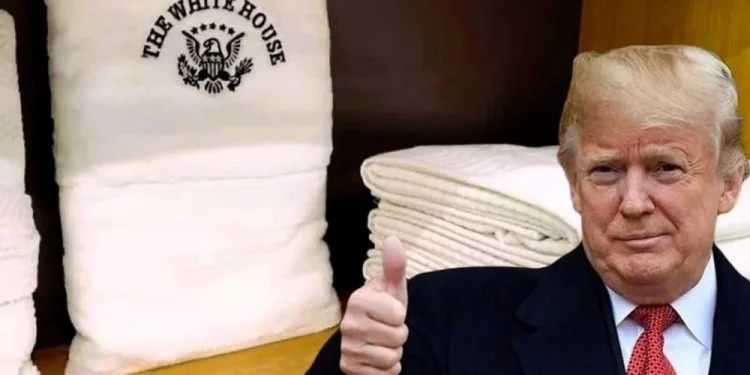 مناشف ترامب تصنع في تركيا