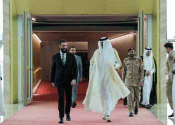 أمير قطر يستقبل الشرع والوفد المرافق له