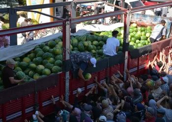 تركيا.. توزيع 26 طن من البطيخ “مجانا”!