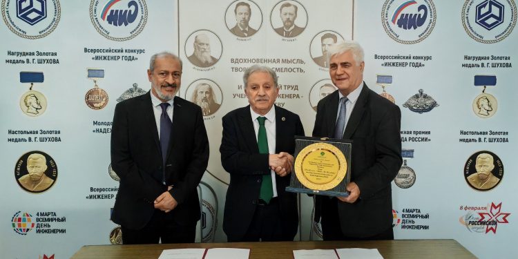 المهندسين العرب يوقع مذكرة تعاون مع الاتحاد الروسى للتبادل العلمى والتكنولوجي