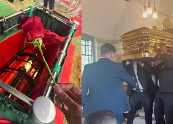 دفن “ملك الغجر” فرانك تومسون في نعش ذهبي