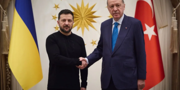 أردوغان يتلقى رسالة من زلينسكي
