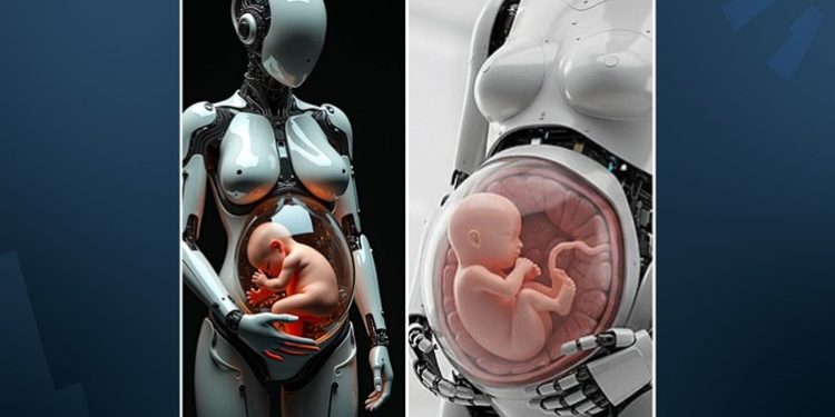 الروبوتات تتولي مهمة الحمل والولادة!