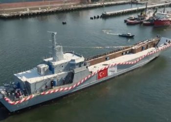 تركيا تعلن عن تصنيع سفينة عسكرية جديدة
