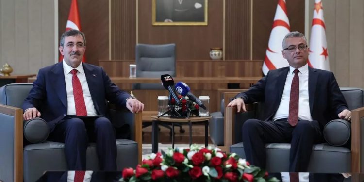 نائب أردوغان يلتقي رئيس شمال قبرص