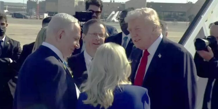 ترامب في طريقه إلى الكنيست