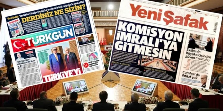 وسائل الإعلام الموالية للحكومة منقسمة حول الموقف من أوجلان