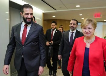 الشرع يلتقي رئيسة صندوق النقد الدولي