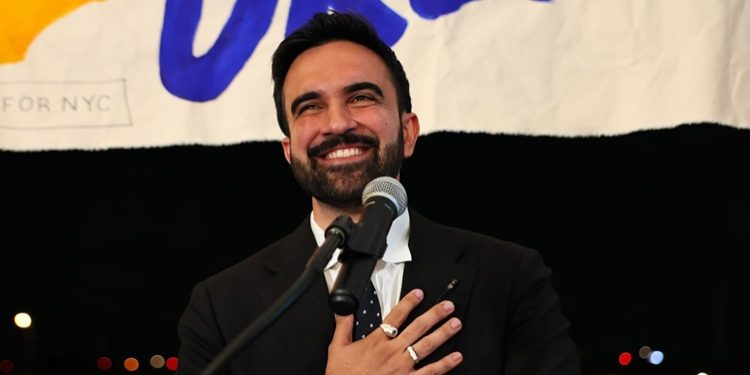 عمدة نيويورك مسلم مناصر للقضية الفلسطينية