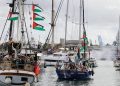 سفن أسطول الصمود العالمي تصل مرمريس التركية