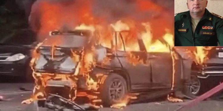 اغتيال جنرال في الجيش الروسي بتفجير قرب موسكو