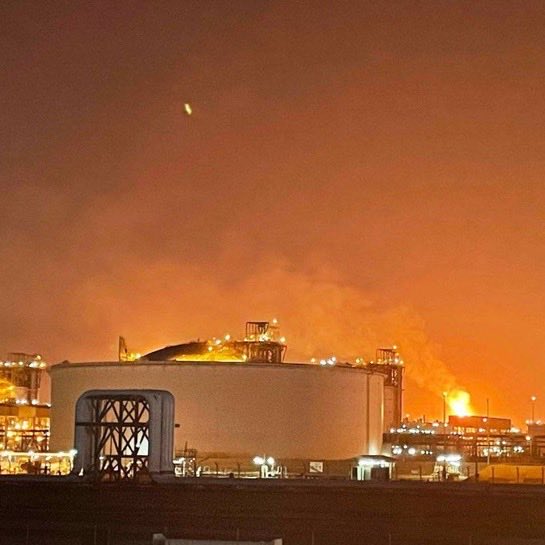 انفجار راس لفان في قطر يُسفر عن 54 مصابًا وفقدان 18